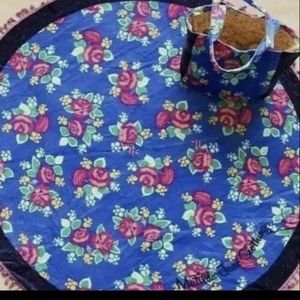 Matilda Jane round beach towel